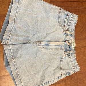 Abercrombie & Fitch Light Blue Jean Shorts